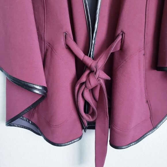 Peach Burgundy Cape - Picture 4 of 9